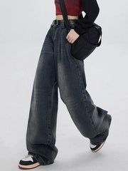 Hnewly - Vintage Wash High Rise Boyfriend Jeans ddbos-shop