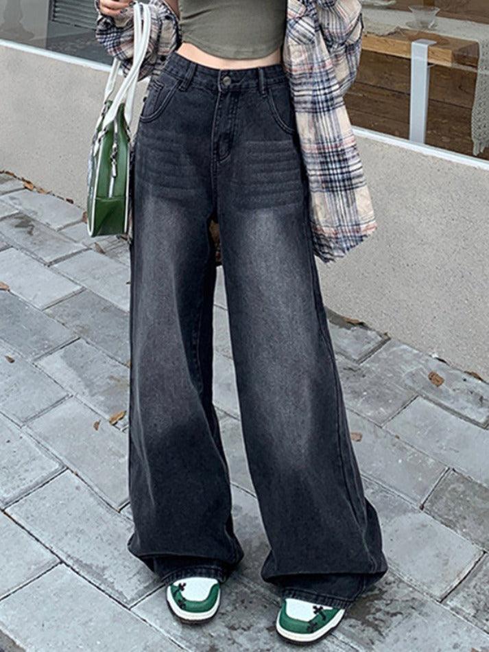 hnewly - Vintage Wide Leg Jeans HOT