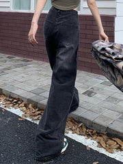 hnewly - Vintage Wide Leg Jeans HOT