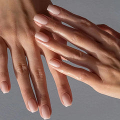 Hnewly 24pcs Solid Color JapanKorea Fake Nails Women Girls Art Acrylic Full Coverage Waterproof Press on Nail Short False Nails Tips