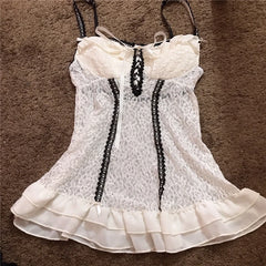 Hnewly y2k Aesthetic Lace Tops Women Dark Academia Clothes Ruffles V Neck Sleeveless Camisole 2000s Gothic Clothing Streetwear