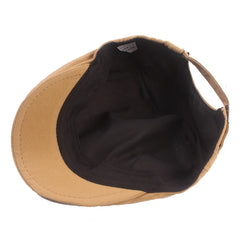 Hnewly New Arrivel Handmade Peaked Cap Men and Women Beret Newsboy Cap British Retro Ladies Casual Solid Hat