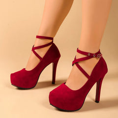 Hnewly Fashionable New Waterproof Platform Comfortable Casual Sports Women's Shoes Spring/Autumn Elegant Sexy Banquet High-heeled Shoes