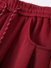 Hnewly Women's American Style Sweatpants - Flared Lounge Pants Curved Hem Flowy Joggers Fall Loose Fit Casual Streetwear