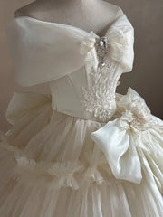 Hnewly Japanese Original Lolita Sweetheart Girl One-word Shoulder Evening Dress Student Bar Mitzvah Bow Princess Dresses