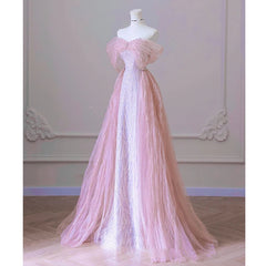 Hnewly DRESS TO IMPRESS Exquisite Pink Beaded Sequins Wedding Dress Evening Party Gown with Detachable Tulle Train Birthday Dresses Vestidos De Noche