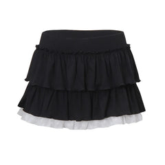 Hnewly Sexy Short Skirt Summer New Y2K Pleated Puzzle Mini Skirt Sweet and Cute Nightclub Party Women's Skirt Fashion Women's