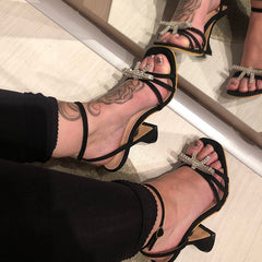 Hnewly Fashion Sandals Women Peep Toe Shoes for Women Sexy Sandals Ladies Outdoor High Heel Stiletto Female Footwear Women Pumps
