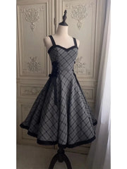 Hnewly Retro High-End Feeling Women's Dress Summer New Color Block Belted Waist Halter Full Skirt Long Dress Polyester Fiber