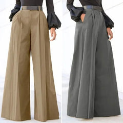 Hnewly Wide Leg Pants For Women Pants For Women Palazzo Pants Summer Printed Cropped Linen Comfy Baggy Trousers With VêTements Femme