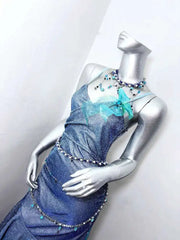Hnewly Extended New Blue Ocean Legend Blue Polarized Green Flash Princess Dress Sexy Mermaid Dress