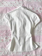 Hnewly Graphic T shirts Women White Punk Slim Bow Aesthetic Lace Harajuku Girl Tees Crop Top Femme Short Sleeve Tee Y2k Tops T shirt