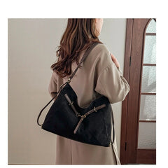 Hnewly Vintage Punk Shoulder Bag Y2K Serpentine Style for Women Large Capacity Hot Girl Handbag Trend Tote Bag for Friends Gift