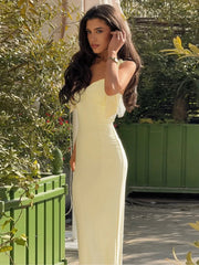 Hnewly Backless Patchwork Dress Women Sexy Lace-Up Solid Slim Sleeveless Simple Casual Midnight Clubwear Party Vestidos