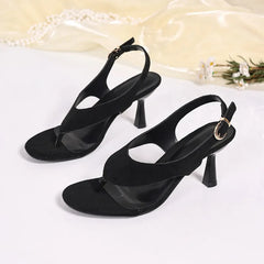 Hnewly Women Sandals Fashion High Heels Sandals For Summer Women Shoes Ankle Strap Heel Zapatos Mujer Summer Footwear Women Pumps