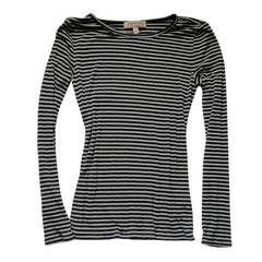 Hnewly FALL OUTFIT Women Harajuku Striped Long Sleeve T-Shirts Crew Neck Slim Blouse Y2K Grunge Goth Tops Tee Dark Academia Clothing Streetwear