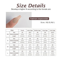 Hnewly 10Pcs Handmade Manicure Medium French Almond Fake Nails Shell Limited Nails Press On Nails Design with Adhesive Nail File Set