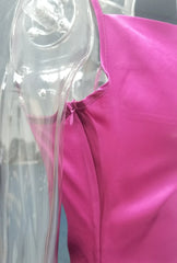 Hnewly Women's Spring New Strap Women's Dress, European and American High end Sexy Spicy Girl, Low cut Satin Split Back