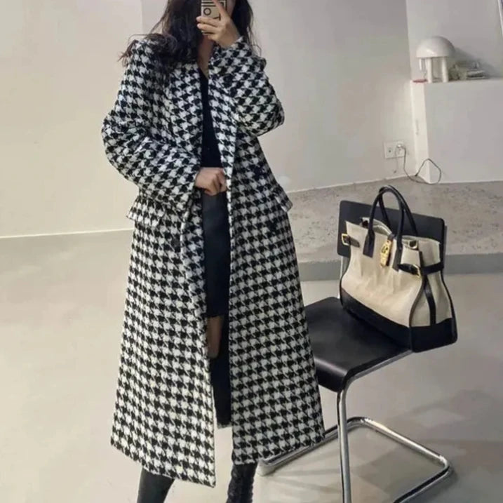 Woolen Coat Woman Winter Thick Warm Long Ladies Coat Autumn Casual Suit Women Jackest Clothes Outwear