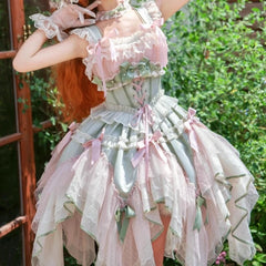 Hnewly Lolita Dresses for Woman New Spring and Summer Suspender Dress Jsk Sweet Girl's Wedding Dress Birthday Party Ball Gown Vestidos
