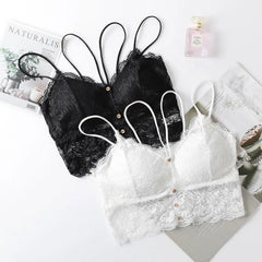 Hnewly Sling Vest with Chest Pad Strap Beautiful Back Girl's Top Thin Style