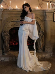 Hnewly Cutenew Trend Wedding Slash Neck Dress Women 3d Flowers Backless Irregular Ruffled Tassels Dinner Party Elegant Chic Vestidos