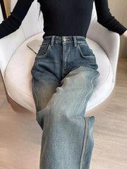 Hnewly Wide Leg Pants Ivory Womens Winter Velvet Double-Deck Brushed Sherpa Embossed Flocking Double-Sided Lined Functional Gentle