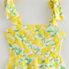 Hnewly Summer Women's Pullover Sleeveless Camisole Plant&Flowers Printing Contrast Color Flattering Mini Skirts A-Line Beach Dresses