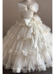 Hnewly Japanese Original Lolita Sweetheart Girl One-word Shoulder Evening Dress Student Bar Mitzvah Bow Princess Dresses