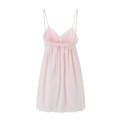 Hnewly Sexy evening dresses for women ecening party Summer dresses women flower v neck white dress elegant vintage dresses pink