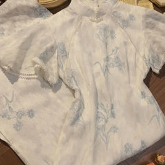 Hnewly Improved Cheongsam Spring Summer New Retro Long Elegant Temperament Dress Short Sleeve Slim Qipao Dresses
