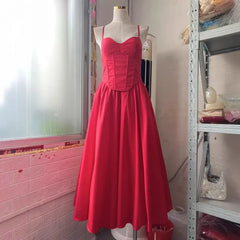 Hnewly Fashion Solid Color Dress Women's Waist Retraction Strap Casual A Line Dresses 2025 Summer New Tide