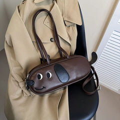 Hnewly Interesting Sausage Dog Shaped Shoulder Bag Handbag Travel Single Shoulder Bag Women's Bag for Outdoor for Gift
