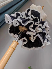 Hnewly Women Lace Ruffle Bloomers Lolita Sweet Girl Cake Skirt Puff Layered Stretch Pumpkin Pants Safety Shorts