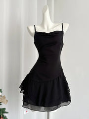 Hnewly DRESS TO IMPRESS Women's Purple A-line Evening Dress 90s Vintage Sleeveless Off Shoulder Mini Dresses Y2k Elegant One Piece Frocks 2000s Clothes