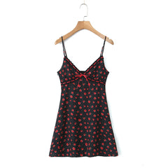 Hnewly Summer dress women evening party mini beach dresses sexy korean fashion elegant dress floral print dresses luxury v neck