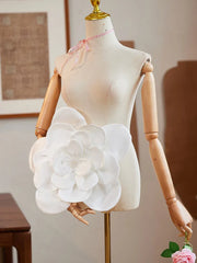 Hnewly 3D Large Flowers Beading Luxury Evening Gown Accessories Host's Banquet Photography Exaggerated Props Ornament
