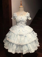 Hnewly Silver Moon Kawaii Lolita Ballet Style JSK Mini Dress Women Daily Sweet Pink Bow Lace Sling Princess Doll Dresses Y2k Vestidos