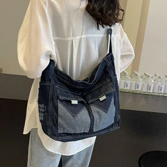 Hnewly Unique Retro Crossbody Handbag Large Capacity Simple Design Also Serves As A Practical And Elegant Diaper Bag