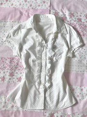 Hnewly Graphic T shirts Women White Punk Slim Bow Aesthetic Lace Harajuku Girl Tees Crop Top Femme Short Sleeve Tee Y2k Tops T shirt