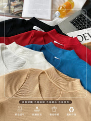 Hnewly FALL OUTFITS Basic Hollow Out Women Sweaters Autumn Winter Tops Slim Jumper Soft Warm Pull Women Pullover Knitted Sweater