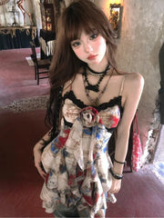 Hnewly 2000s Vintage Y2k Blouse Women Casual Sleeveless Elegant Retro Camisole Female Sexy Irregular Shirts Design Fashion Summer Vest