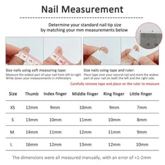 Hnewly 10pcs Mini Flower Fake Nails Short Square Press on Nails Glitter Cat Eye False Nails Full Cover Sweet Cute Manicure Nail Art Tip