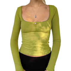 Hnewly y2k Lace Trim Crop Top Women Square Neck T Shirt with Little Flower 2000s Fairycore Grunge Clothing Spring Streetwear