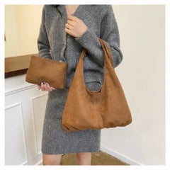 Hnewly Unique Elegant Tote Bag Solid Color Classic Design Can Effortlessly Function As A Spacious And Chic Diaper Bag