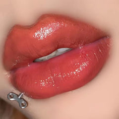 Hnewly 1Pc Trendy Sweet Cool Style Stainless Steel 1.2mm Clockwork Lip Stud High-Quality Body Piercing Gift for Cool Girls