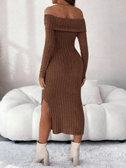Hnewly Fashion Maternity Photography Dress Off Shoulder Knit Bodycon Gown Outdoor Pregnancy Photo Shoot Outfit Maternity Photo Prop