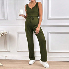 Hnewly Spring Summer Maternity Tank Top & Long Pants Sets Fashion Soft Stretchy 2 Piece Outfits for Pregnant Women