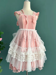 Hnewly Lolita Cardigans Shirt Summer Women Sunscreen Shawl Blouse OP All-match Elegant Lace Ruffles Cloak Shawl Top