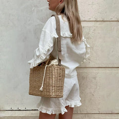 Hnewly Women Fall Lounge Outfit Vintage Button Up V Neck Long Sleeve Blouse Shirt Tops Elastic Waist Ruffle Shorts 2 Piece Casual Set